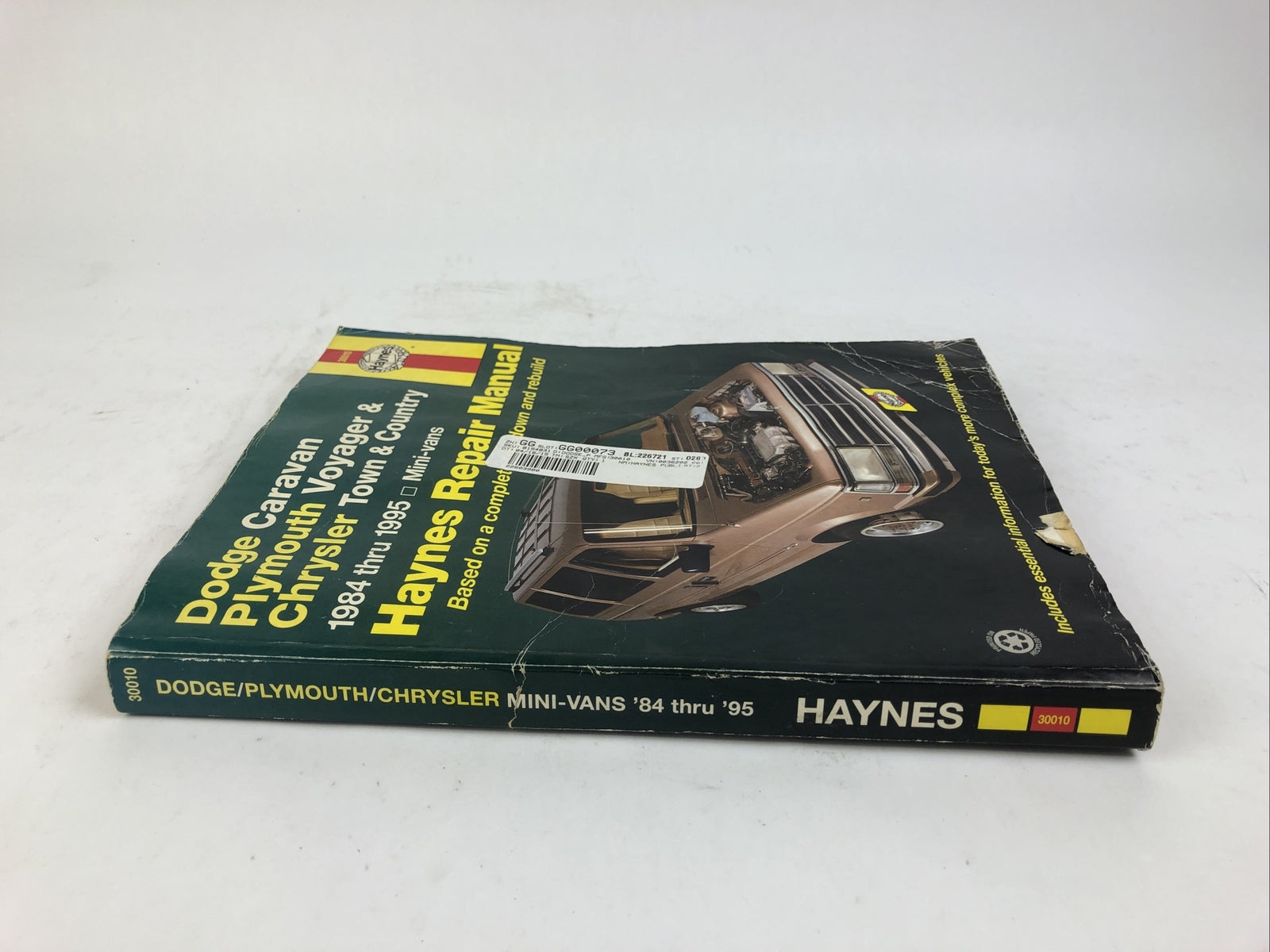 Haynes 30010 Repair Manual Dodge Caravan Plymouth Voyager Chrysler Town/Country
