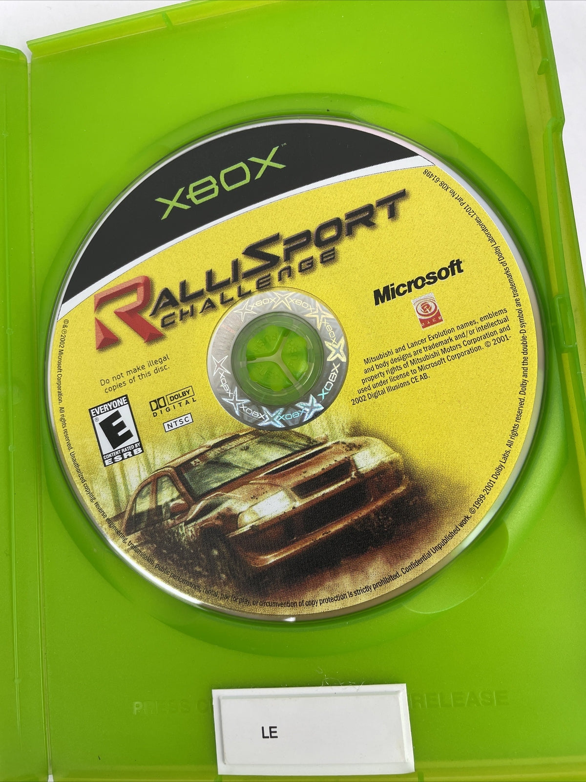 RalliSport Challenge / Black Label / Microsoft Xbox Video Game Complete w Manual