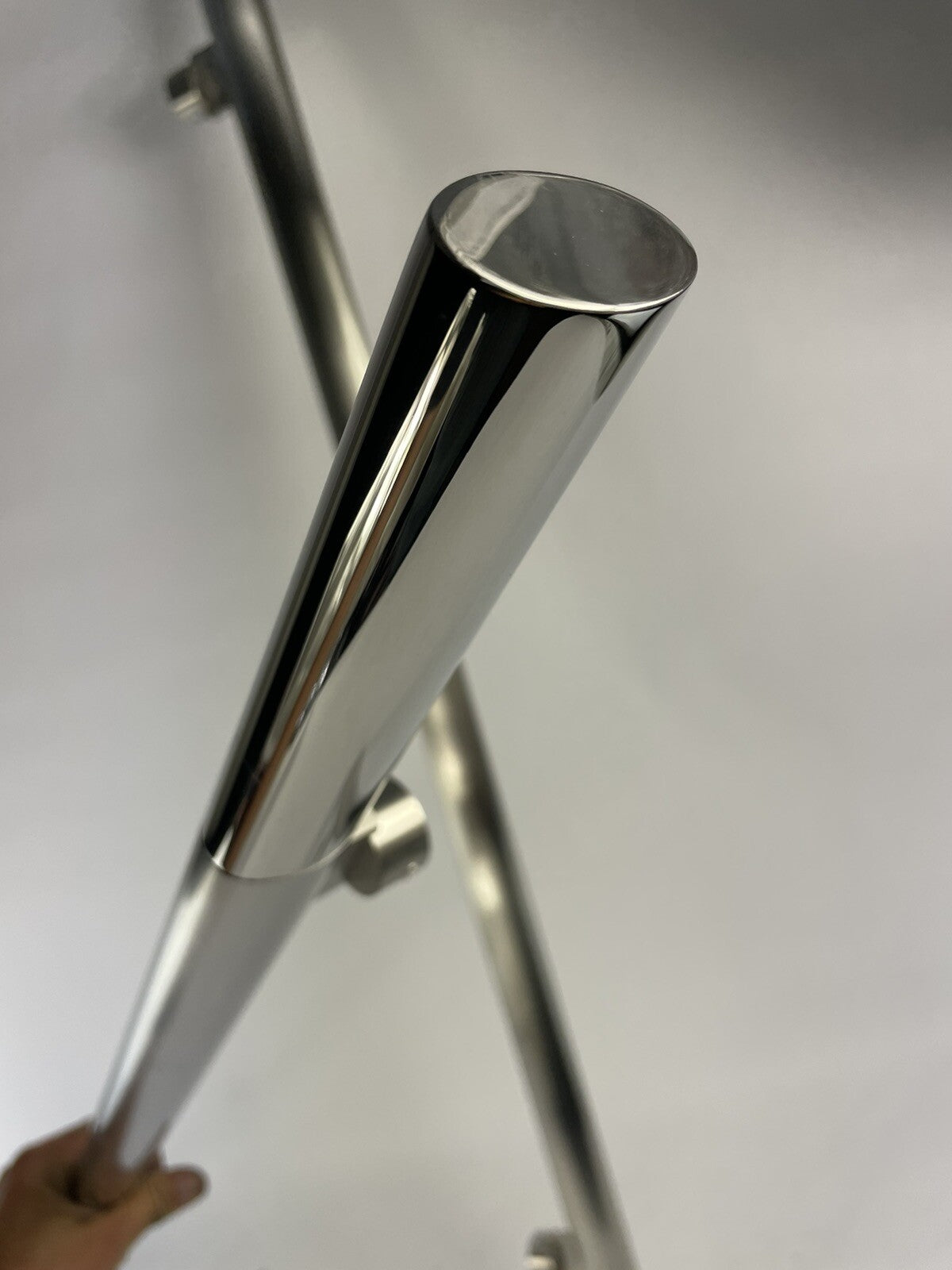 Elmes Door 47" Pull Polished Brush Stainless steel Handles 2 Pack