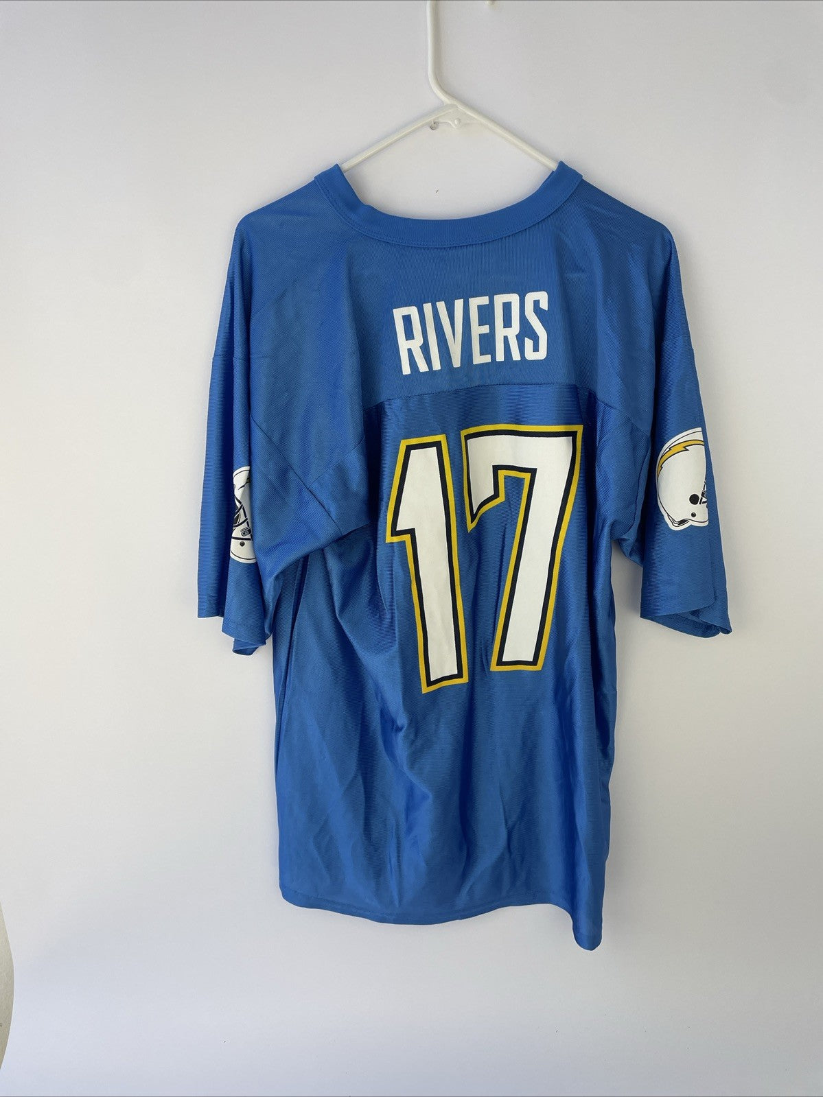 Reebok NFL Chargers Rivers #17 Brees #9 Ryan Mathews #24 - Hoodie Scarf Glasses