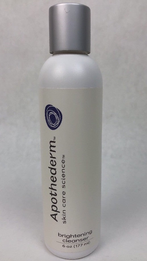 Apothederm Brightening Cleanser anti-aging fine lines tones reduces pores 6 oz