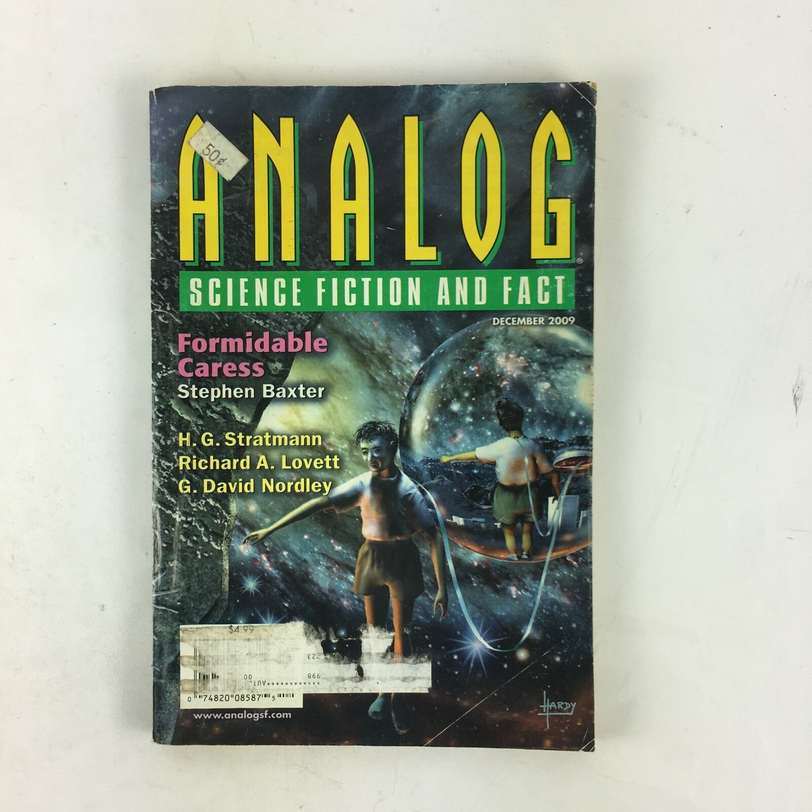 December 2009 Analog Science Fiction Fact Magazine Formidable Caress Richard A.