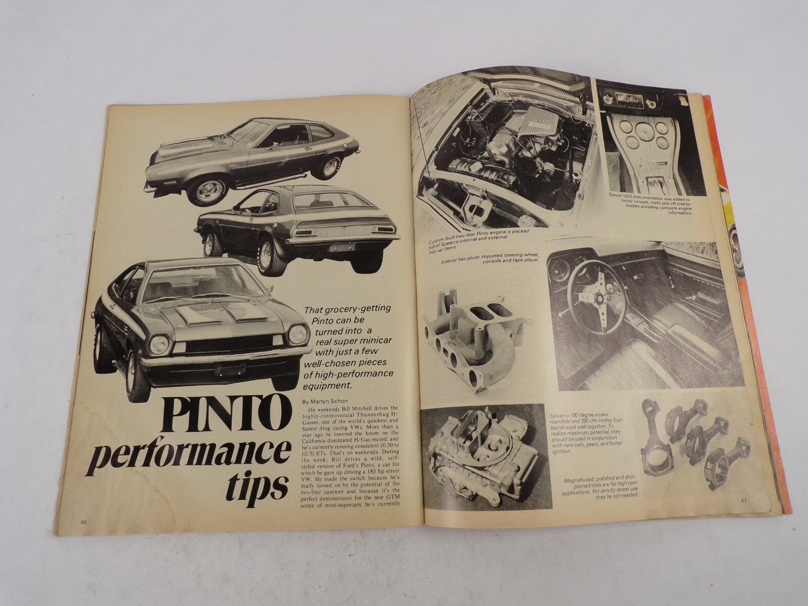 October 1973 Hot Rod Magazine 500HP Chevy Street Small-Block! Top Tuning Secrets