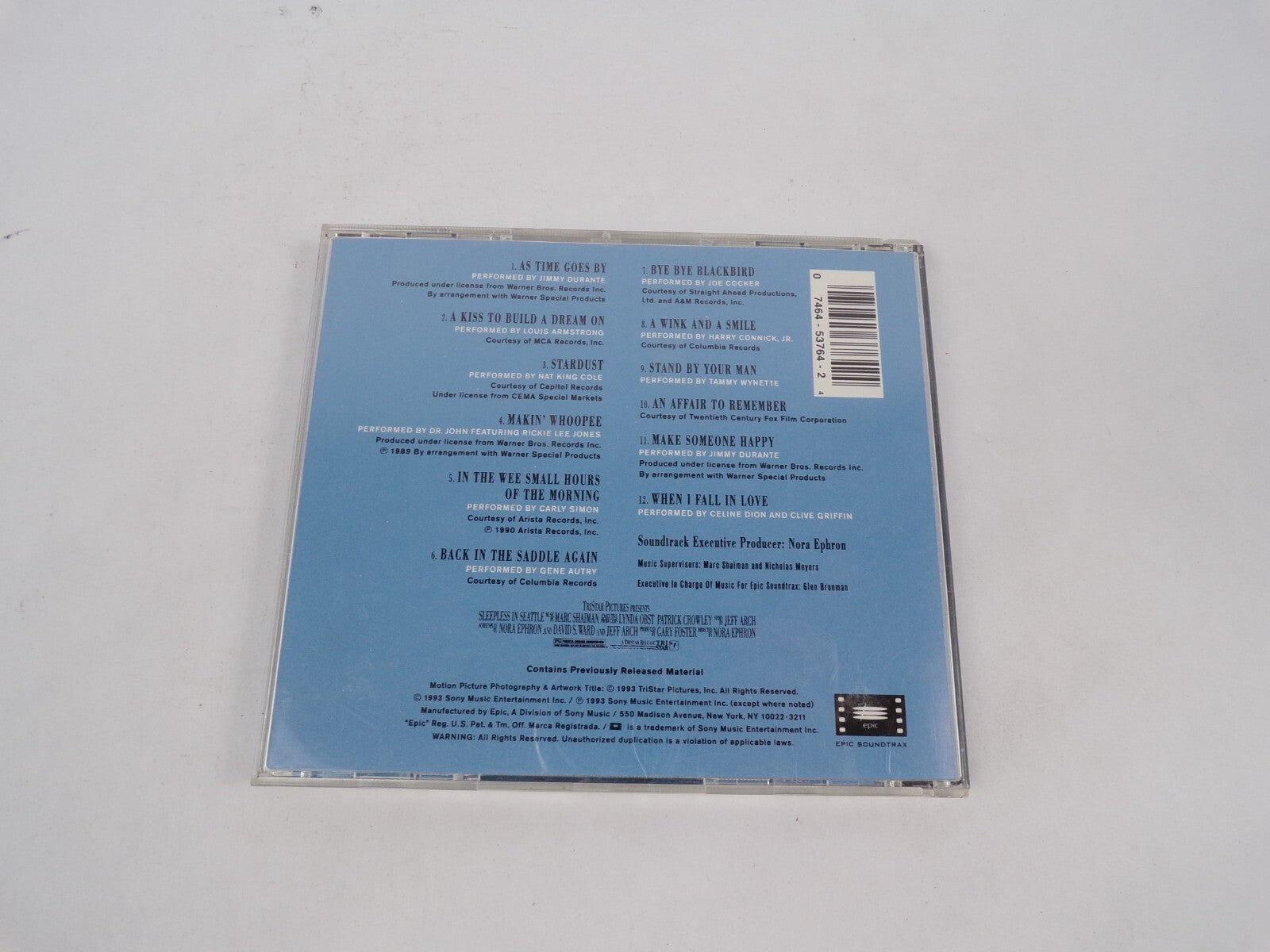 Sleepless & Mattle Original Motion Picture Soundtrack As Goes By A Kiss CD#67