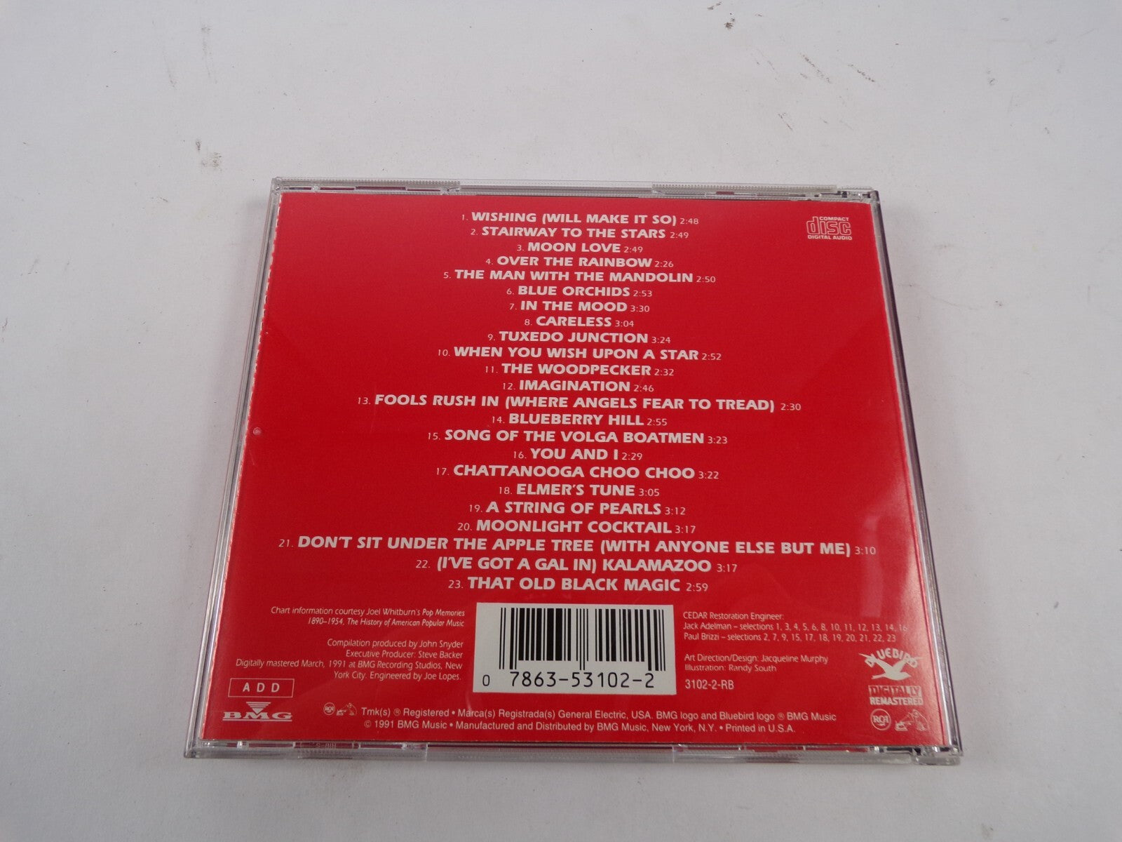 Glenn Miller Chattanooga Choo Choo The Hits Wishing Stairway To The Stars CD#51