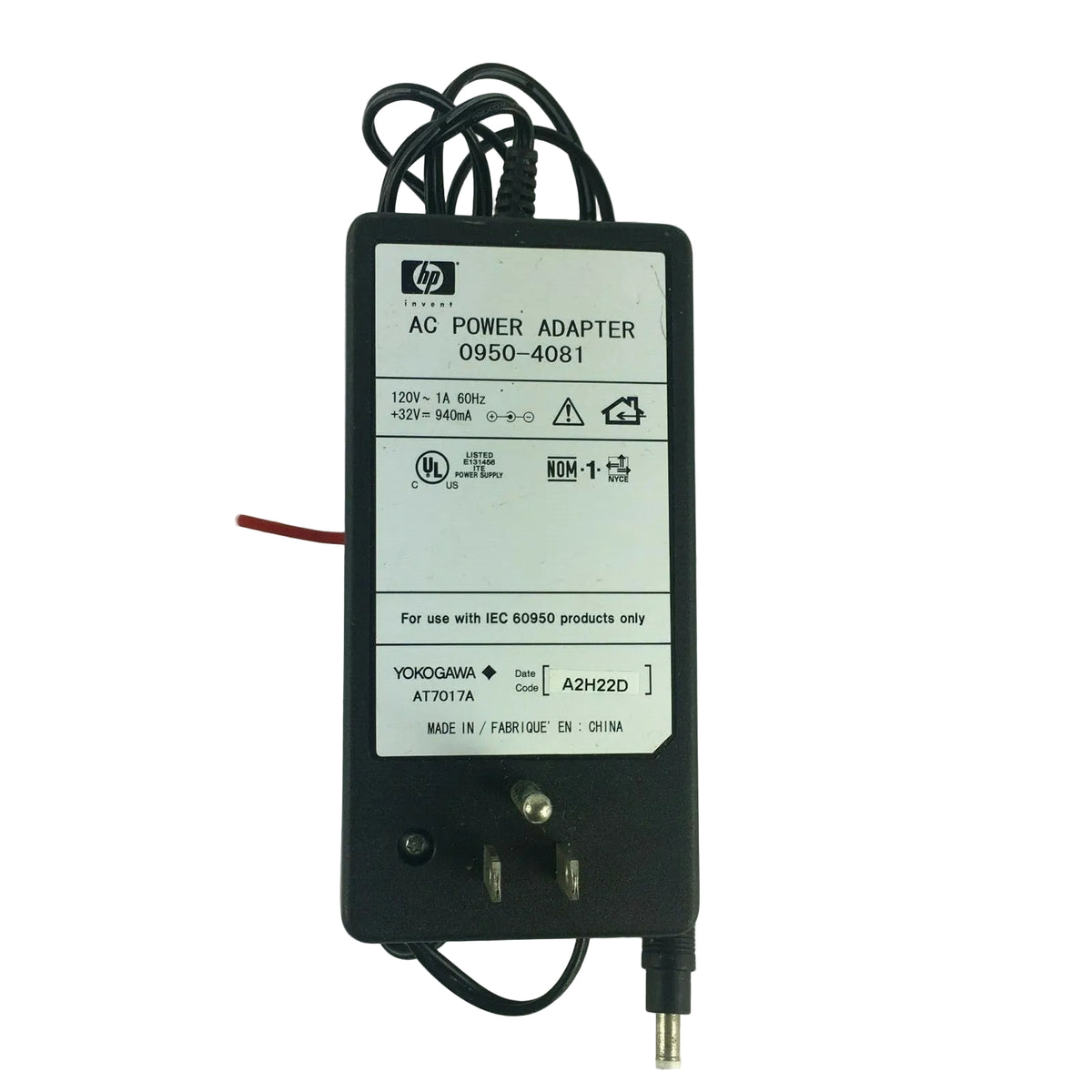 Genuine HP 0950-4081 A2H22D Output 32V 940mA Power Supply Adapter A4