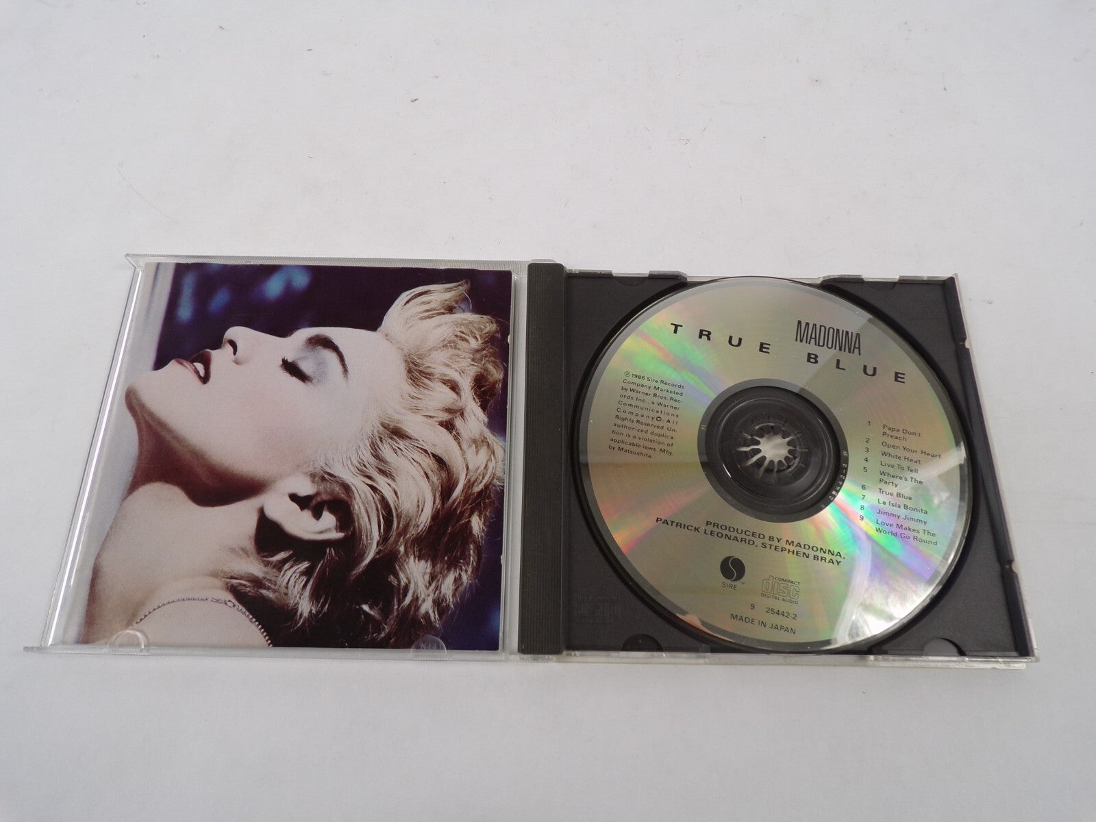 Madonna True Blue Papa Don't Preach Open Your Heart White Heat Live To TellCD#25