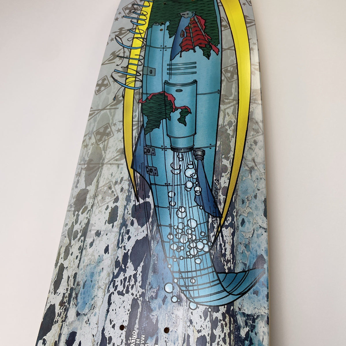 H-Street Art Godoy Killer Hybrid Barracuda skateboard deck made in USA