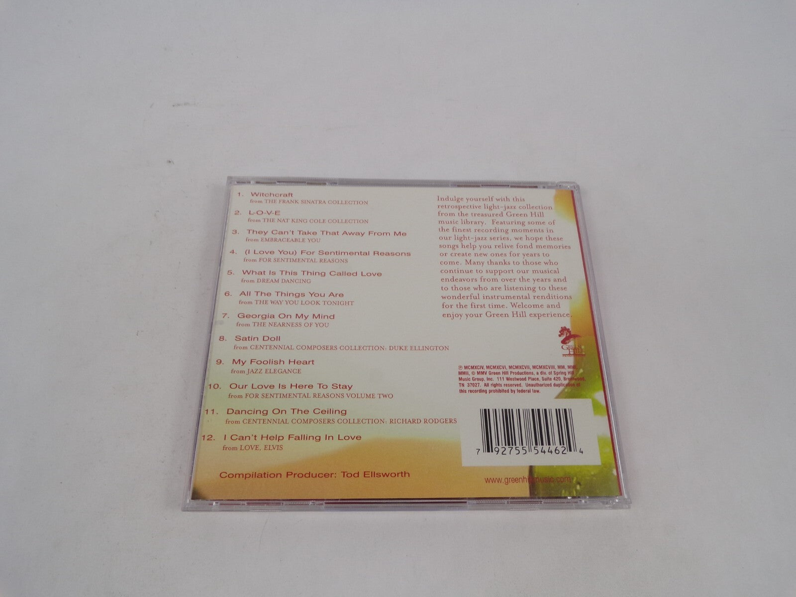 Sunset Moments Featuring The Best Of Green Hill Jazz Witchcraft L-O-V-E TheCD#69