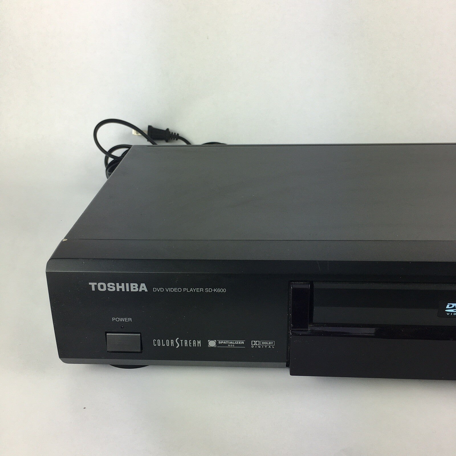 Toshiba Video DVD Player with RCA Cables Model No. SD-K600U