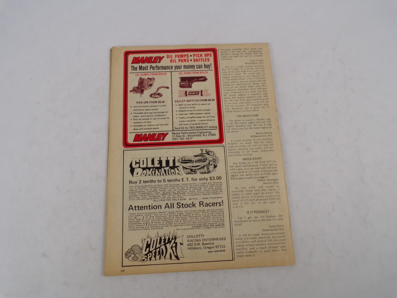 November 1970 Hot Rod Magazine Isky Says: Race & Cheat No More!Technical Librar