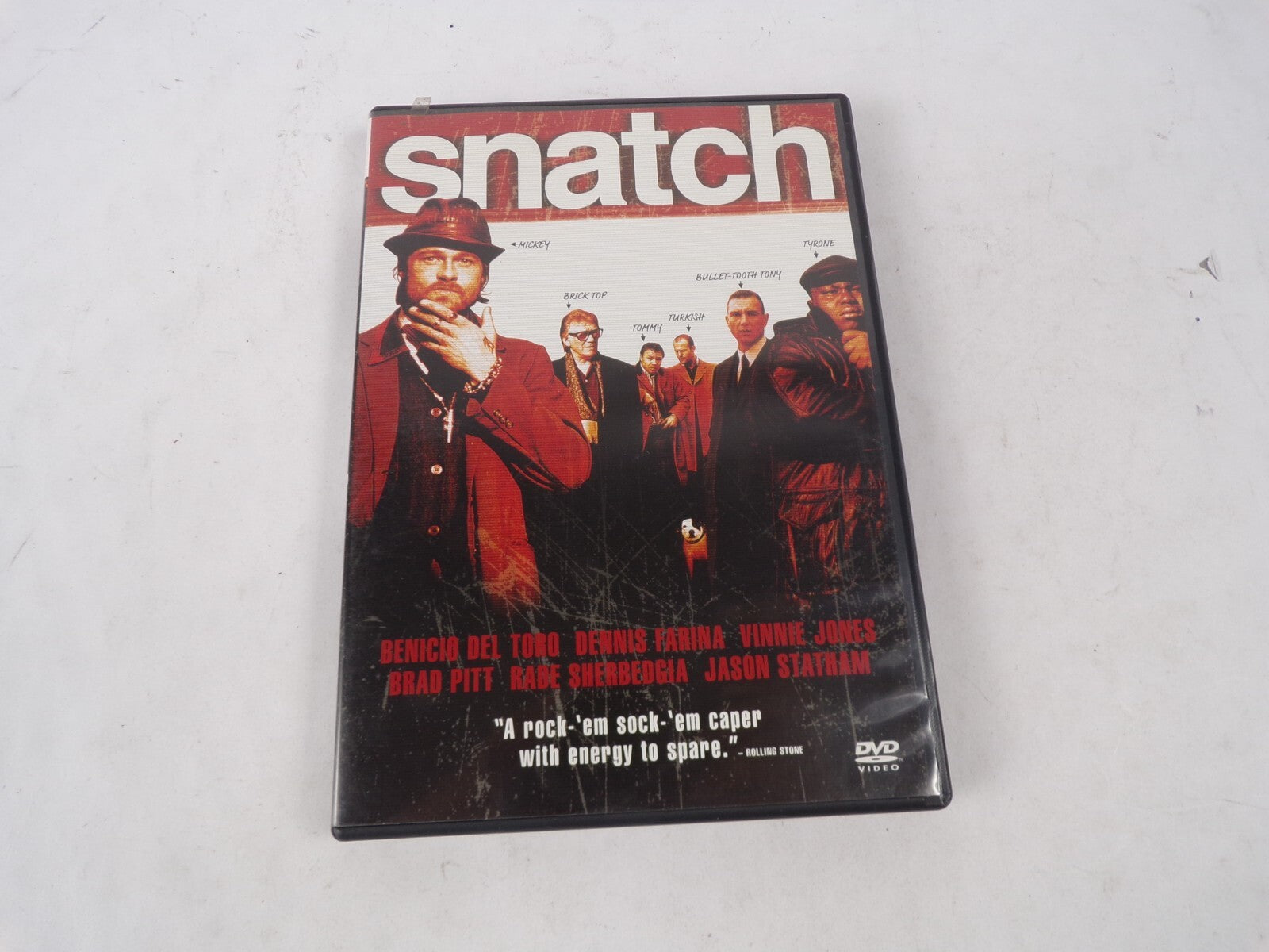 Snatch "A Rock-'em Sock- 'em Caper With Energy To Spare." Benicid Del DVD Movies