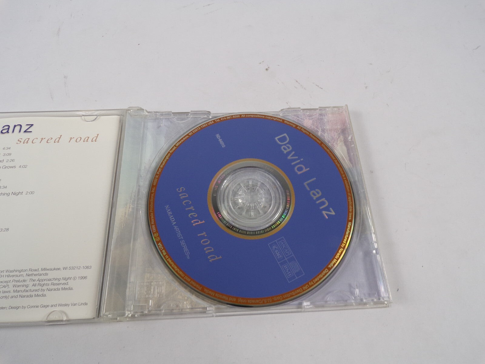 Sacred Road David Lanz Narada CD#61