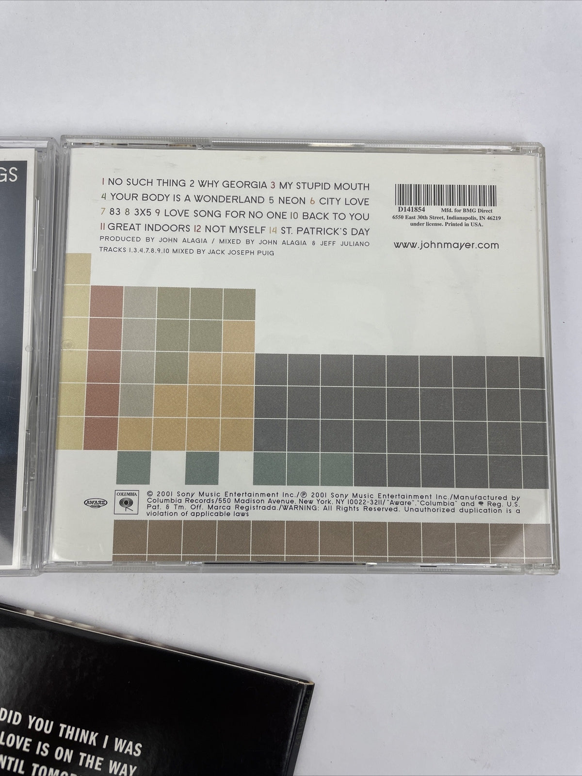 3 x John Mayer CD Lot - Room For Squares - Heavier Things - TRY Live in Concert