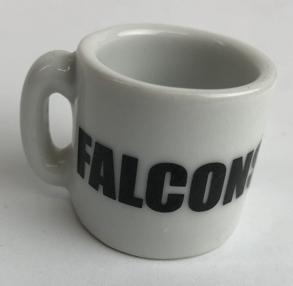 Vintage NFL Mini Coffee Cup Mug Atlanta Falcons 1.25" Collectible Miniature