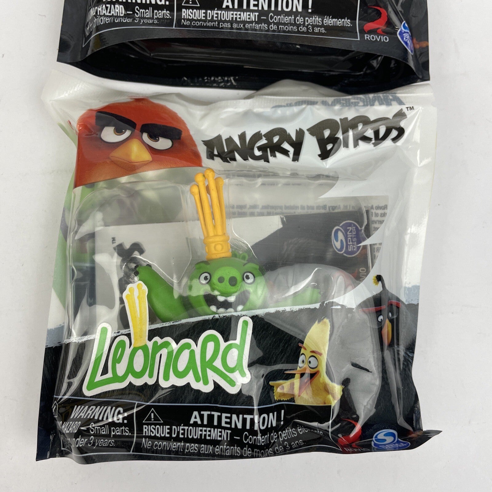 Lot of 2 x Rovio Tiny Toppers ANGRY BIRDS Character Figures RED, Terrence NEW