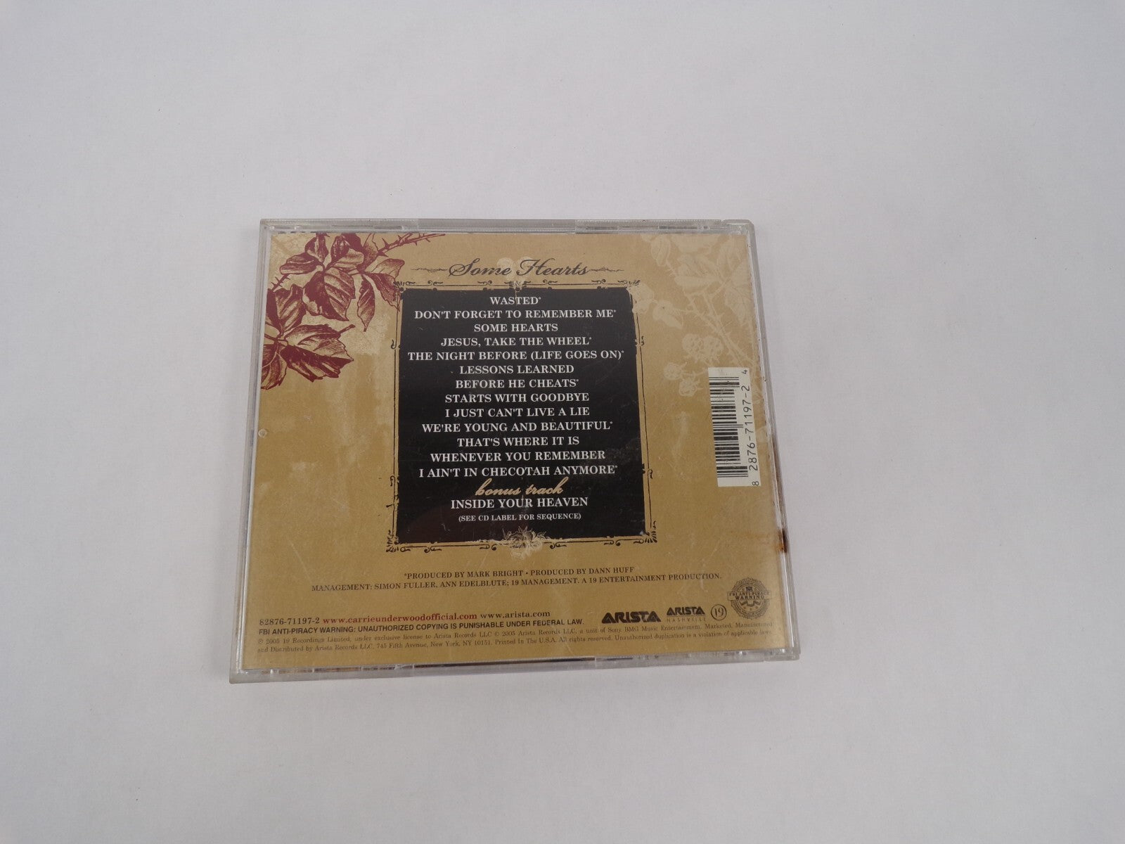 Carrie Underwood Some Hearts Wasted Don't Forget To Remember Me Some HeartsCD#63