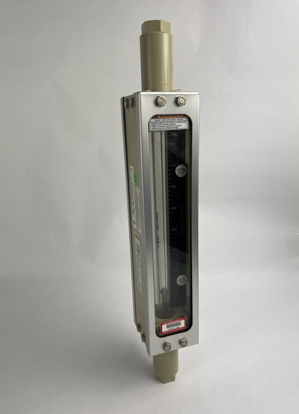 BROOKS INSTRUMENT LIQUID FLOW METER Tube Variable Area Flowmeter AIR