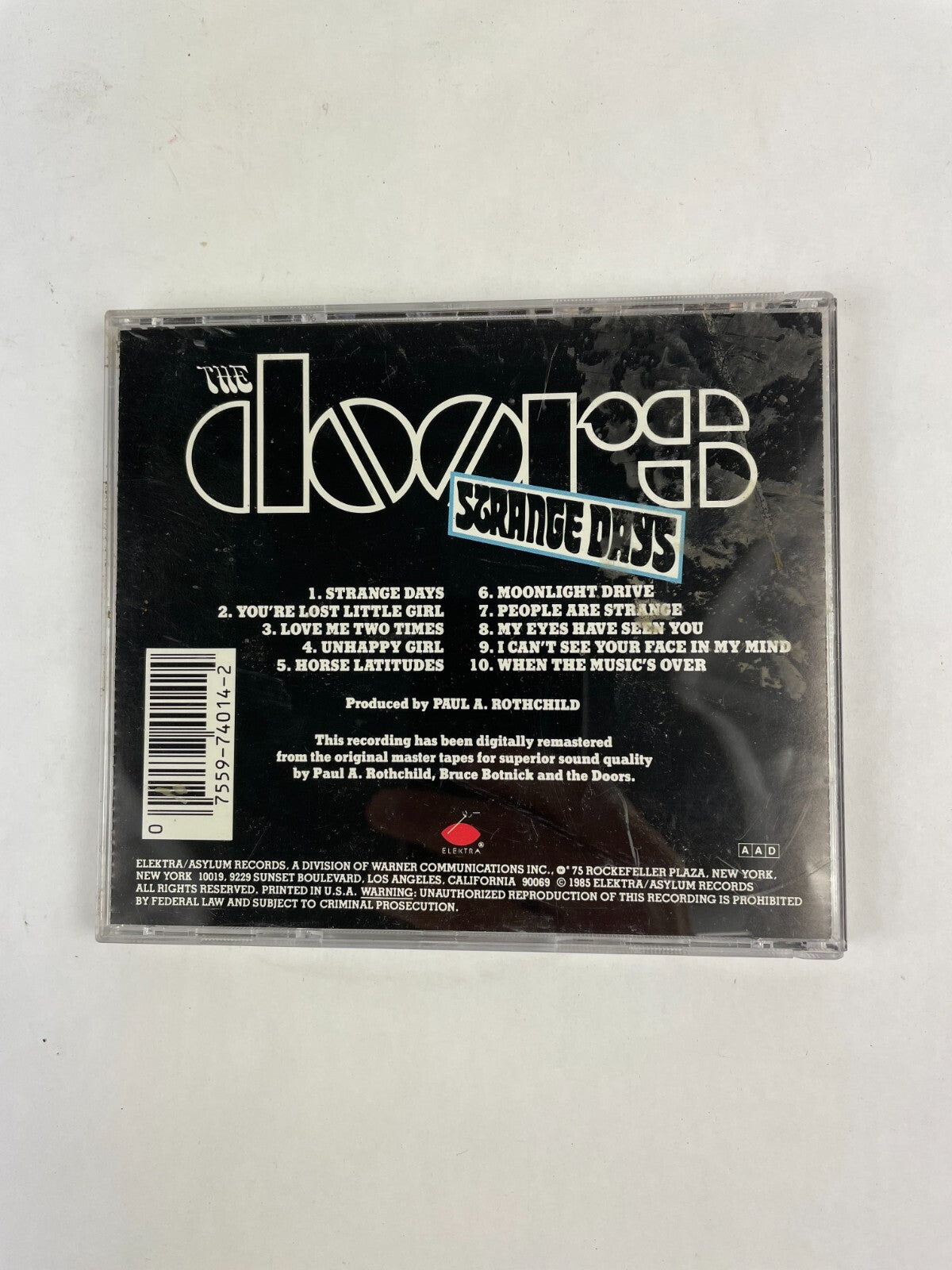 The Doors Strange Days CD #4