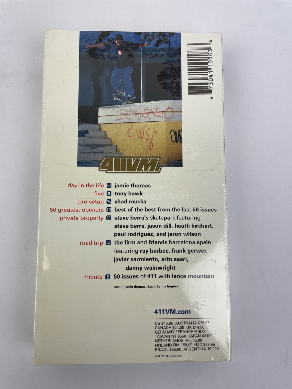 Factory sealed Good as Gold Skate Video Magazine Issue #50 VHS featuring vintage skateboarding footage and collectible retro media.