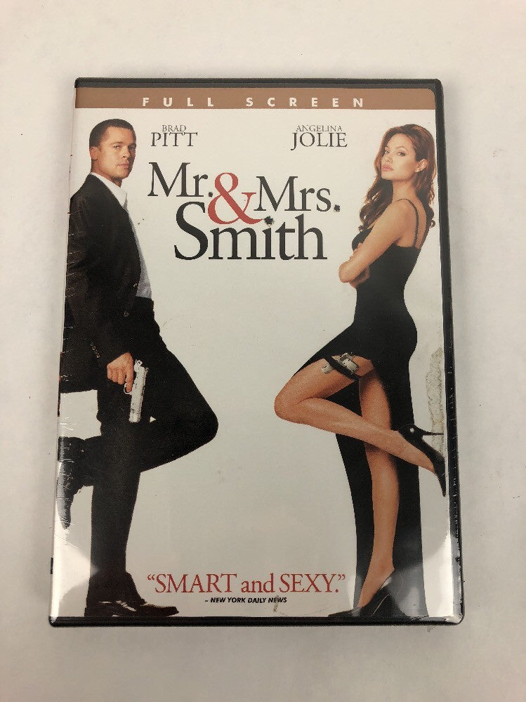 Mr. and Mrs. Smith (DVD, 2005) Brad Pitt, Angelina Jolie, Not a Scratch!!