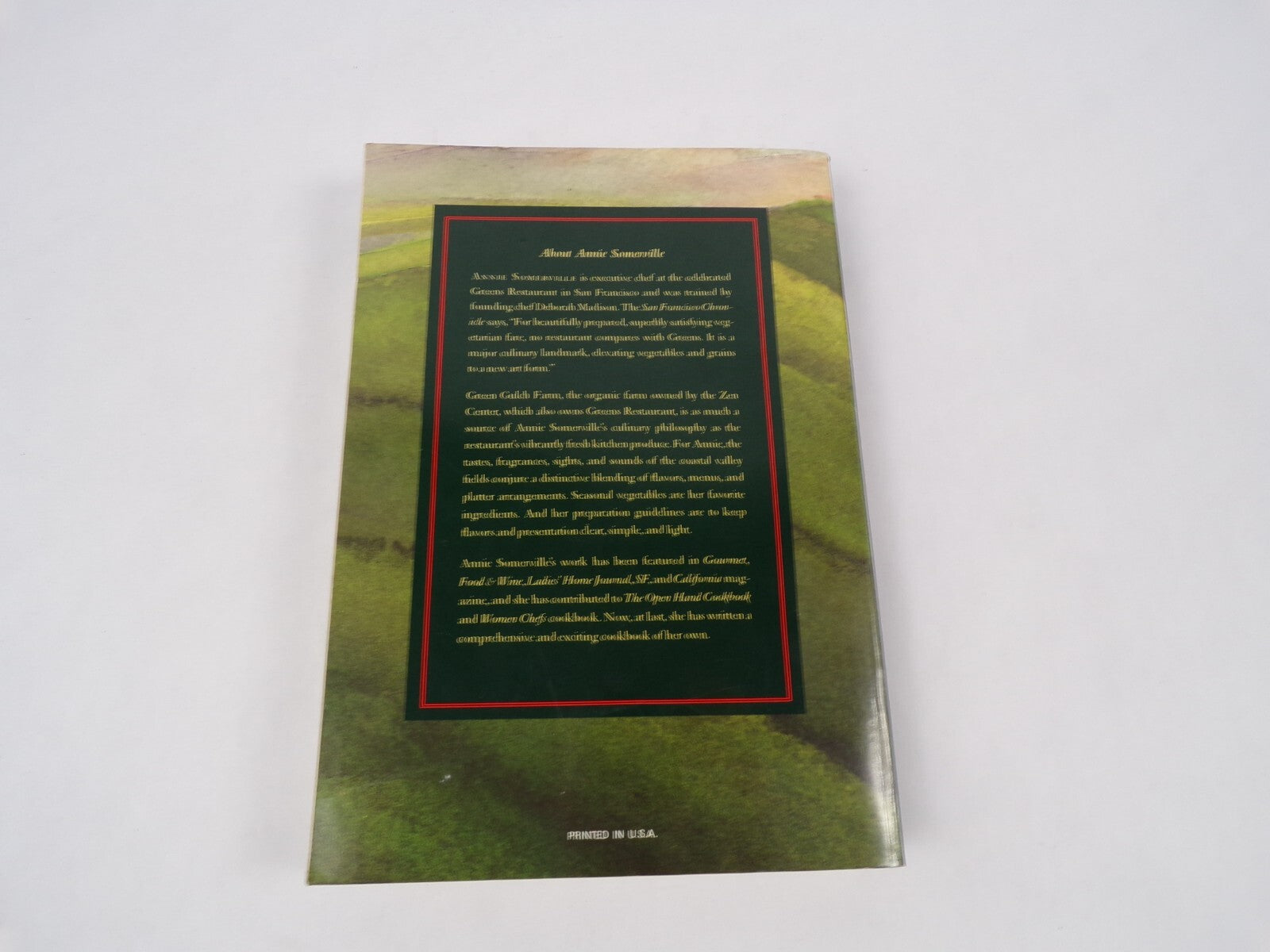 Fields Of Greens Annie Somerville New Vegetarian Recipes From Greens Restaurant