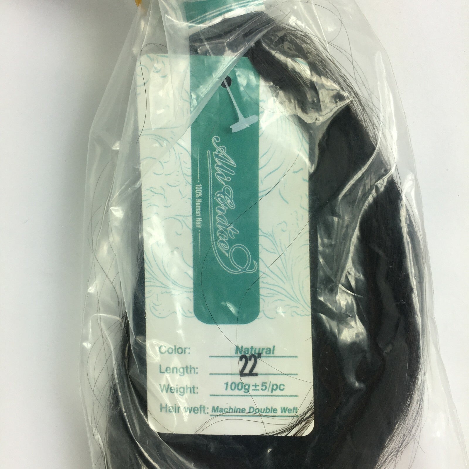 Brand New Ali Grace Brazilian Straight 22" Natural Color 100% Human Hair A2