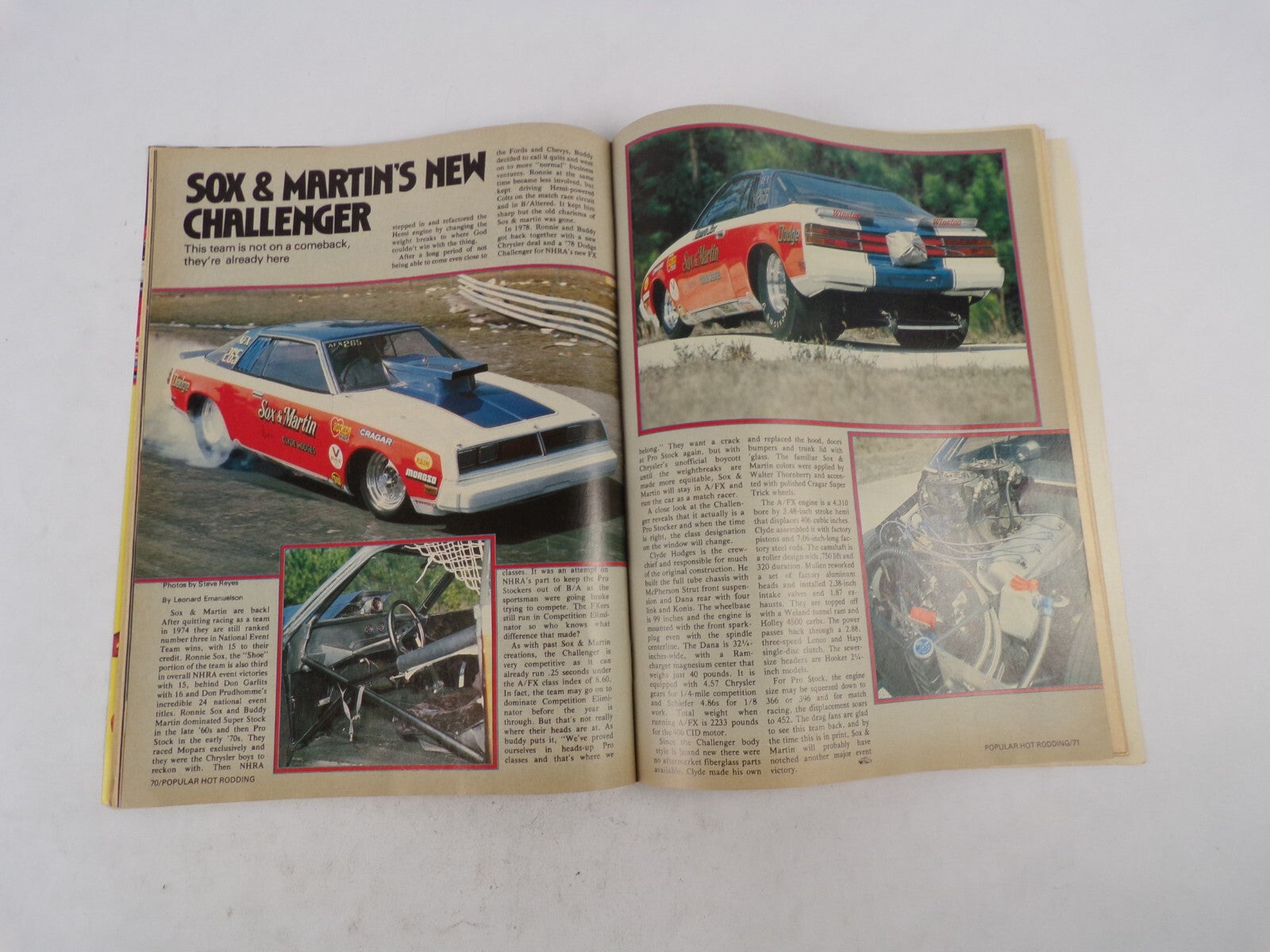 June 1978 Hot Rod Magazine World's Quickest Super Stock! Chevy! Single Four-Barr