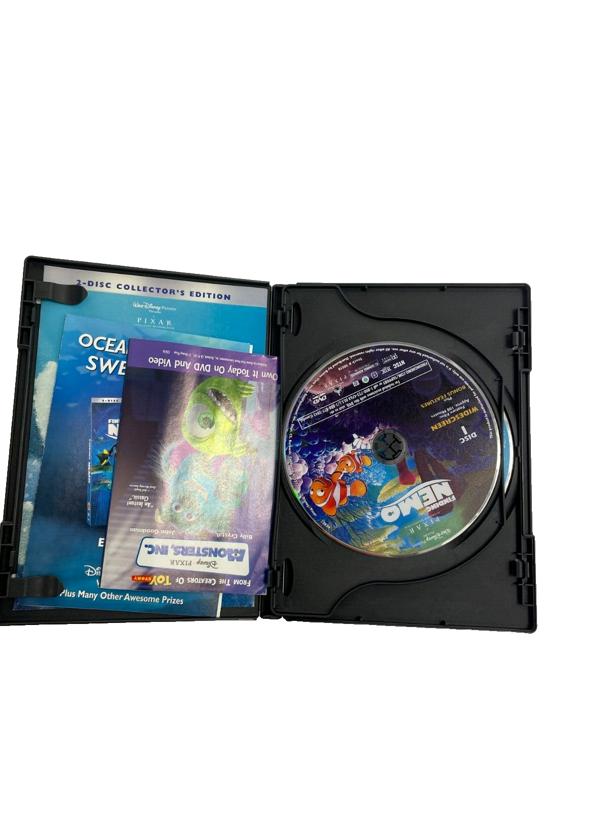 Finding Nemo Walt Disney Pictures Widescreen Full Frame Entertaining 2 Disc Set