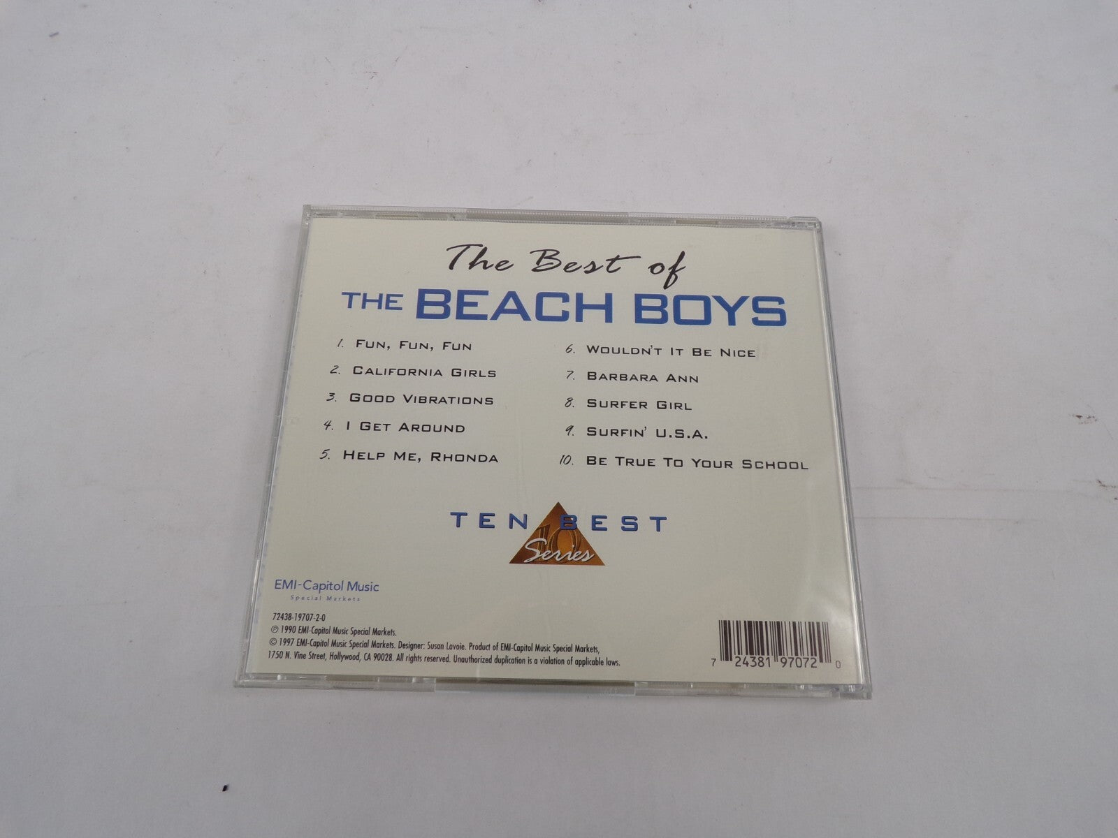 Ten Best Series The Best Of The Beach Boys California Girls Good VibrationsCD#25