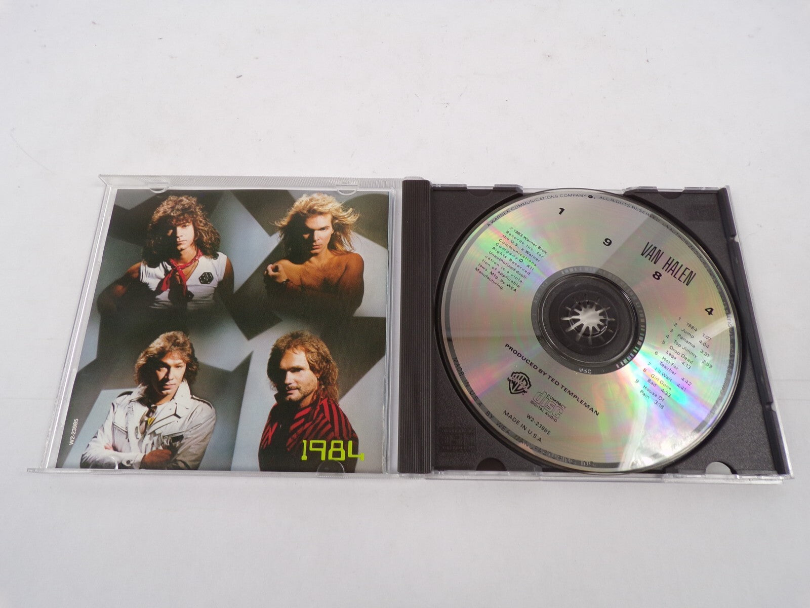 Van Halen 1984 Jump Panama Top Jimmy Drop Jimmy Drop Dead Legs Hot For CD#25