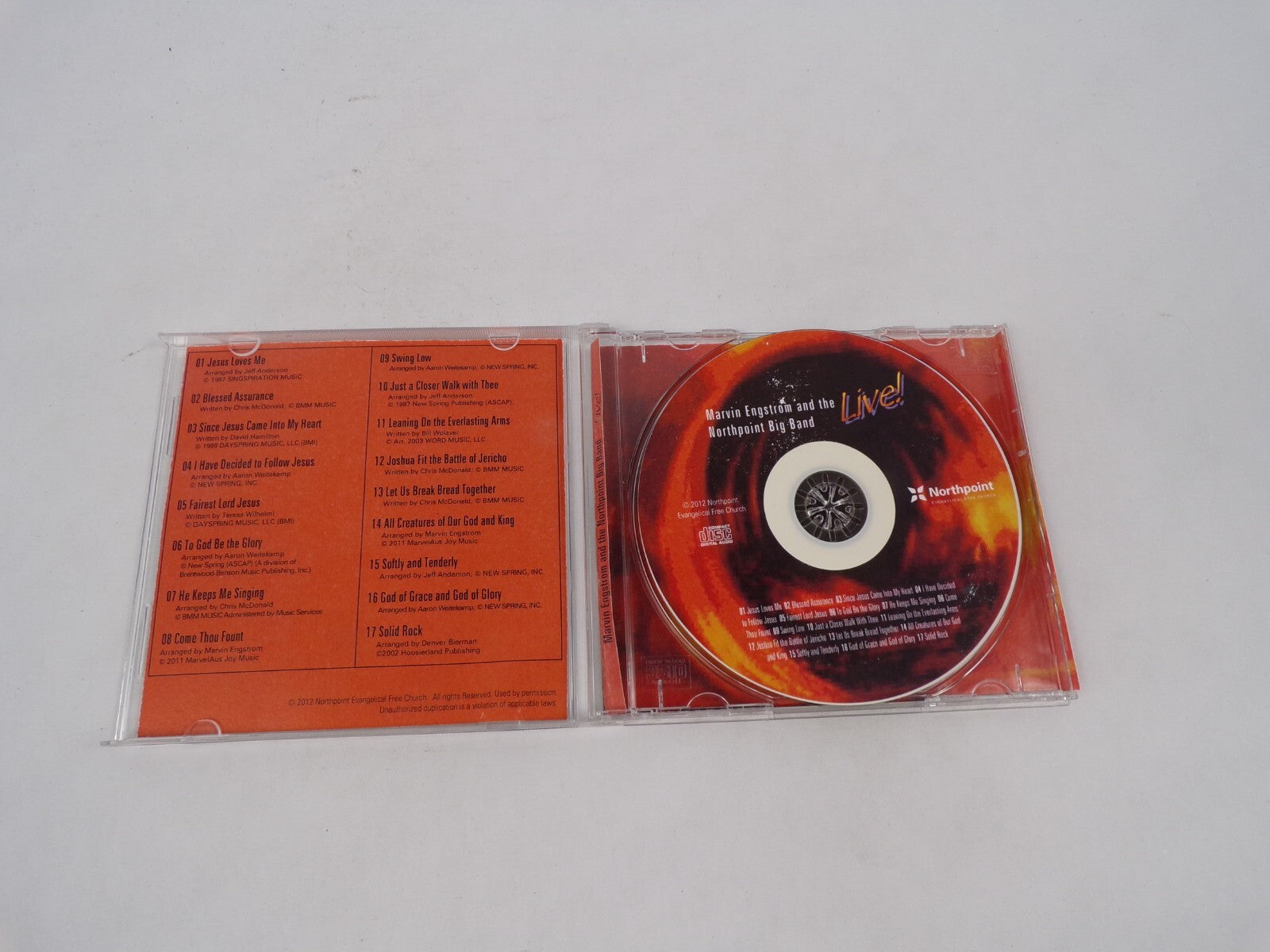 Live! Marvin Engstrom And The Northpoint Big Band Jesus Loves me Blessed CD#70