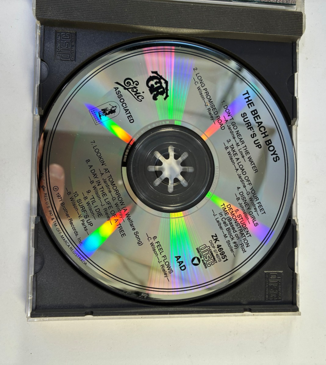 The Beach Boys Surf's Up Brother Epic Remaster CD 1990
