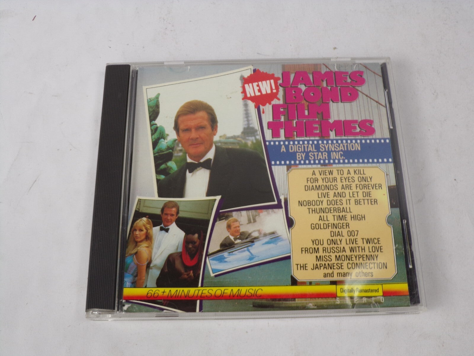 James Bond Film Themes A Digital Synsation By Star INC. Diamonds Are ForeveCD#62