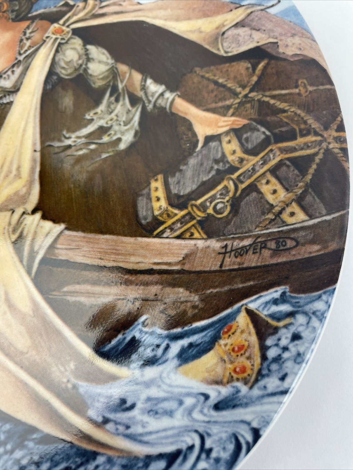 " The Man of Laws Tale " by G. A. Hoover Collector Plate LONGTON CROWN POTTERY