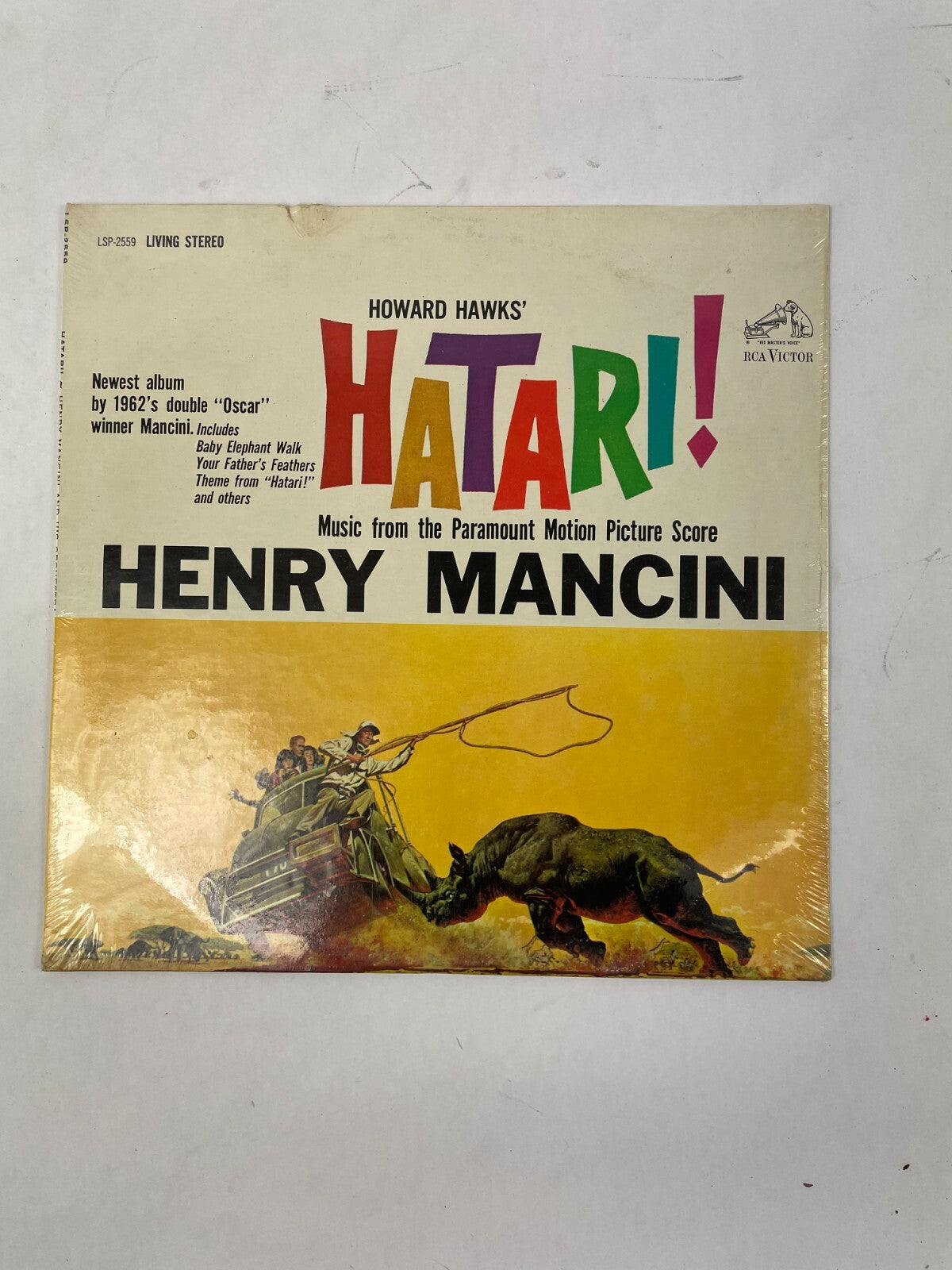Howard Hawks Hatari Henry Mancini Music from the Paramount Picture Vinyl Record