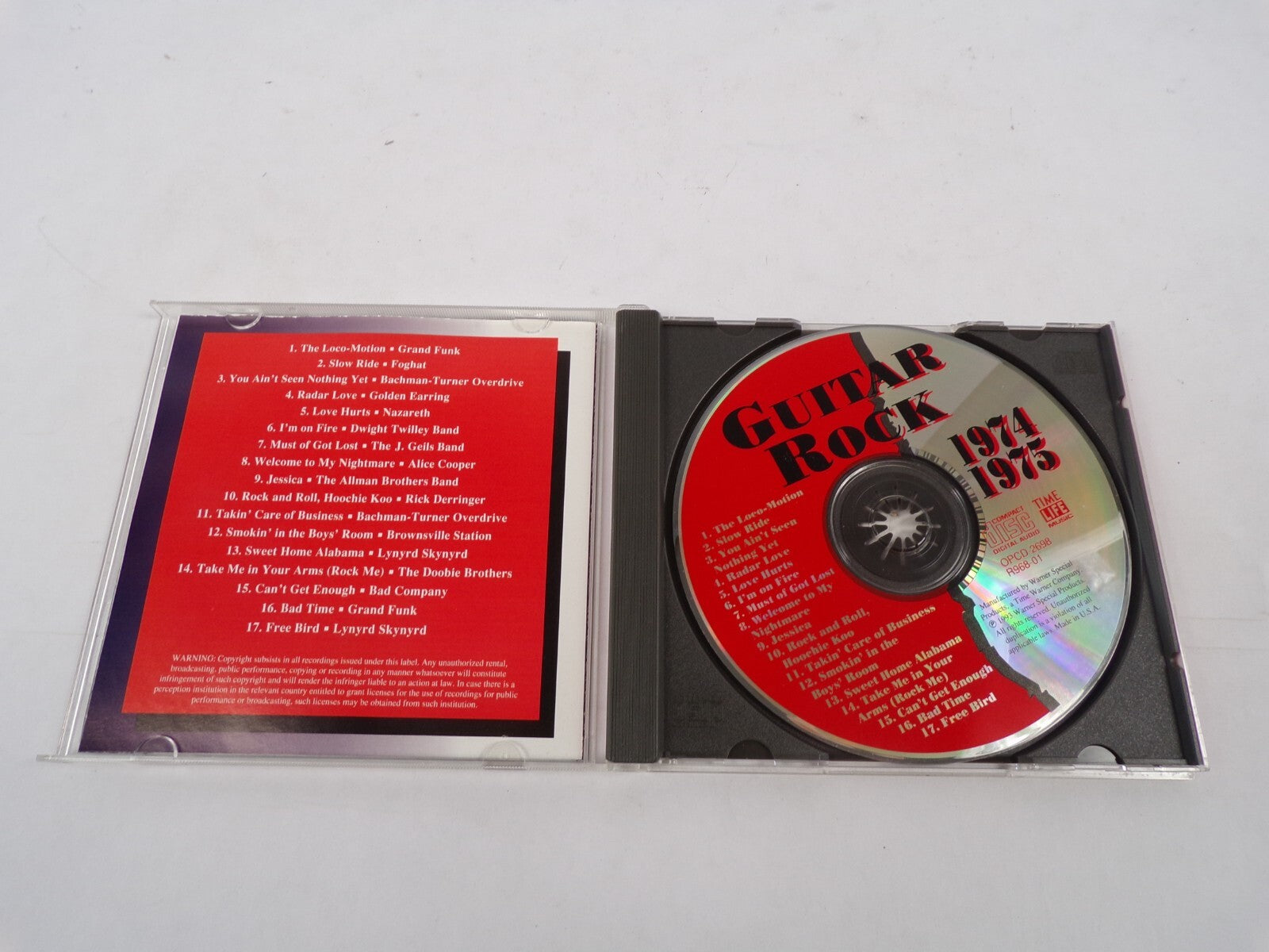Guitar Rock The Loco-Motion Grand Funk Slow Ride Foghat You Ain't Seen NothCD#25