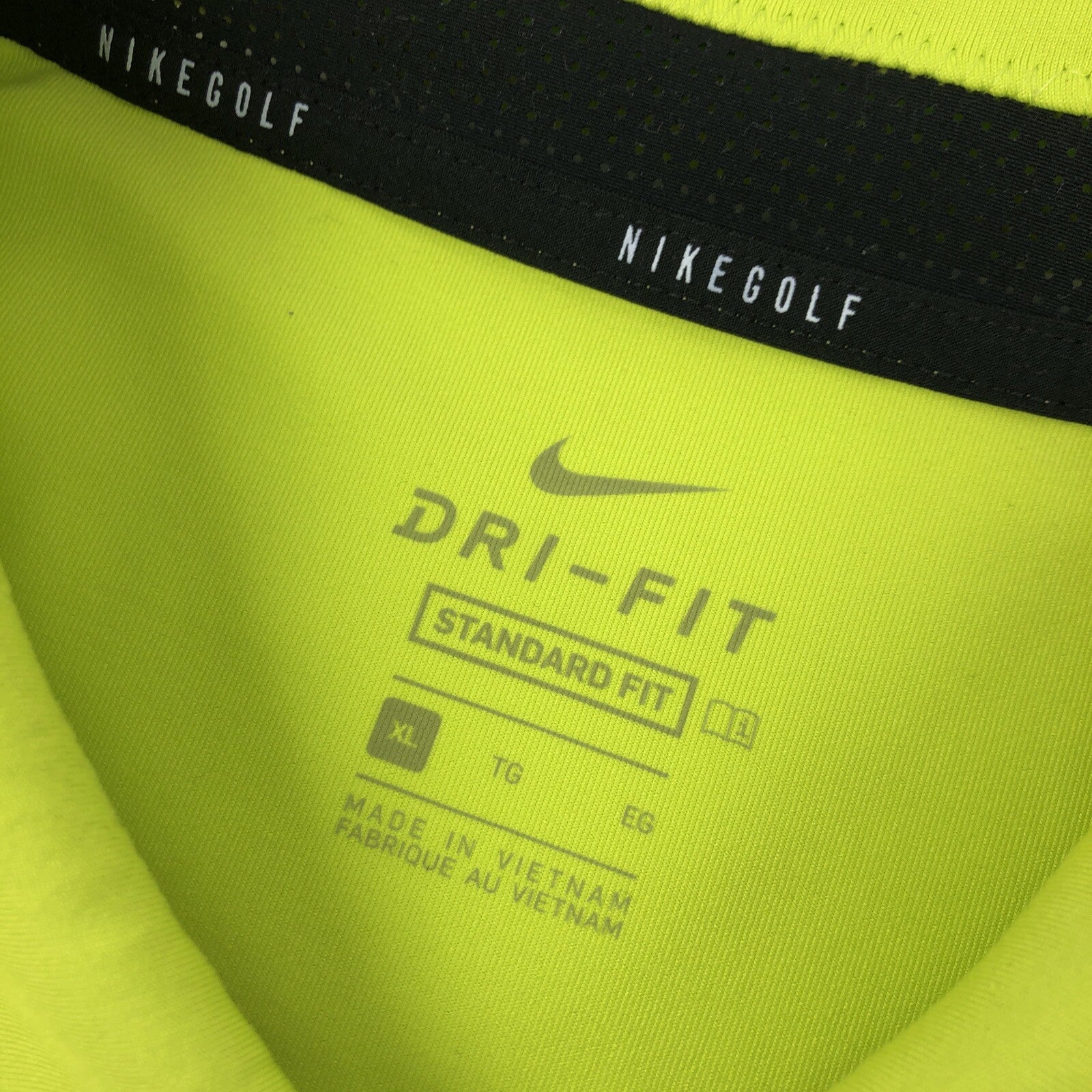 NIKE Dri Fit Men’s Golf Polo XL Rancho Bernardo Inn San Diego Green LOOK VGC