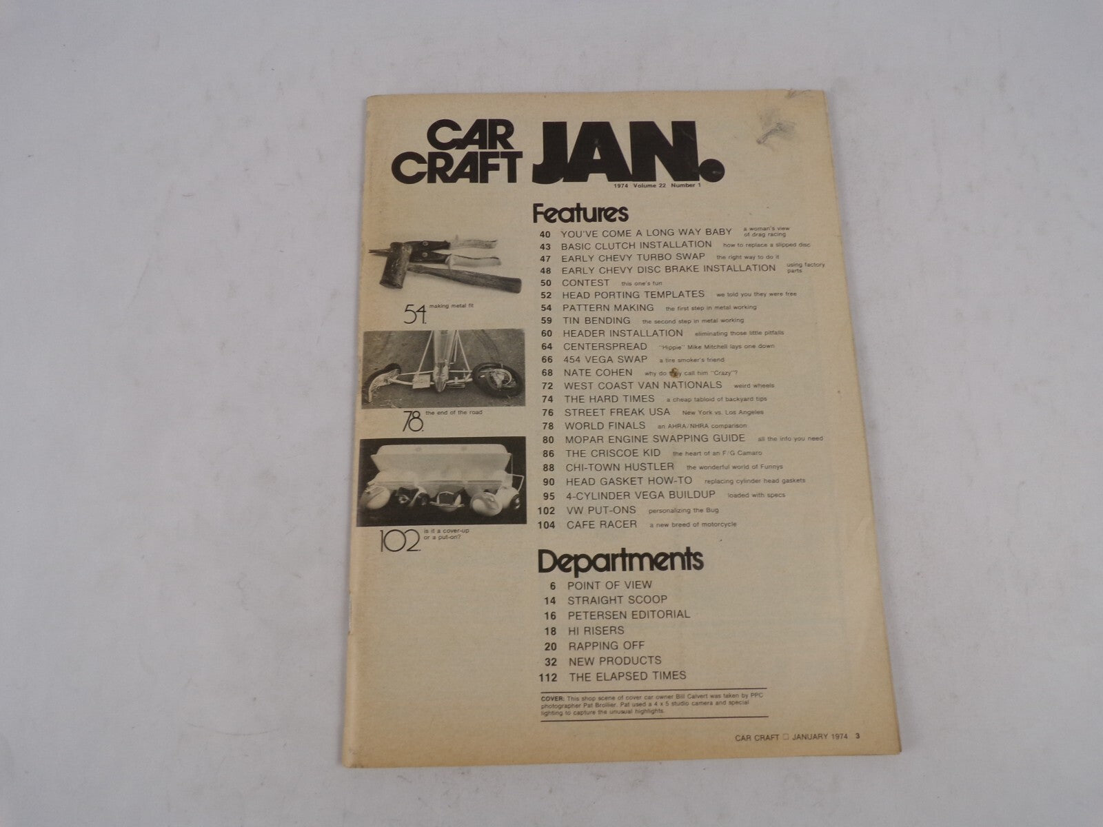 January 1974 Car Craft Mini-Manuals The Big Little Books With All The Automotive