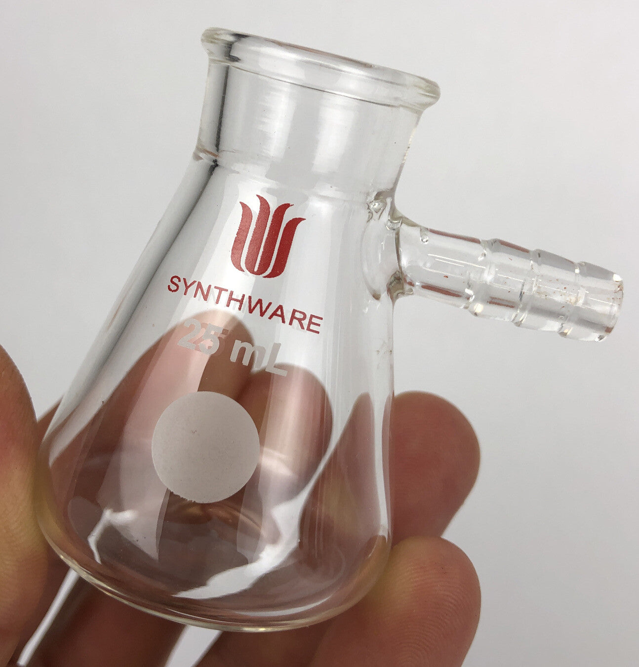 Synthware 25ml Filtering Flask distillation lab glass pyrex kontes corning