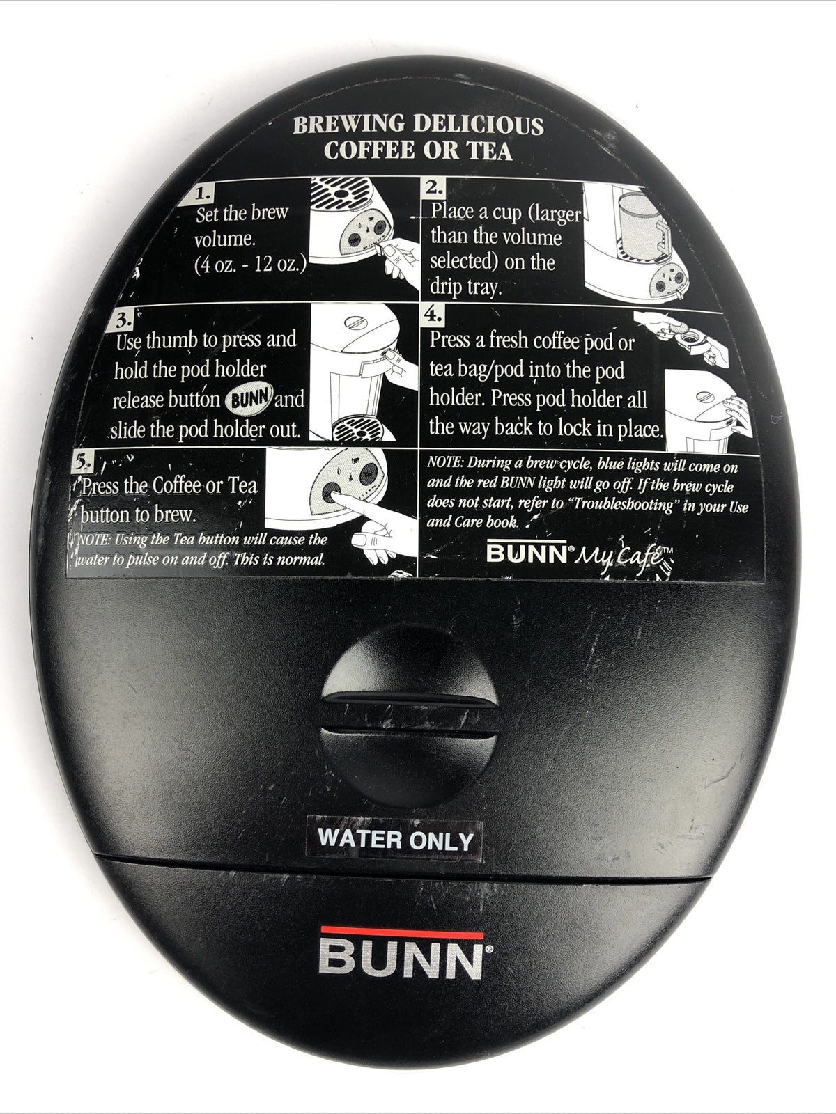 BUNN MCA My Cafe Pourover Commercial Coffee Replacemen part - Sliding Lid FSTSHP