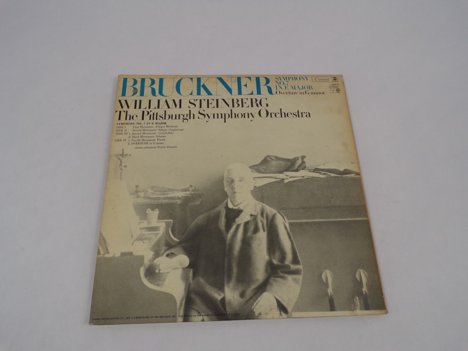 Bruckner William Steinberg The Pittsburgh Symphony Orchestra Vinyl Record