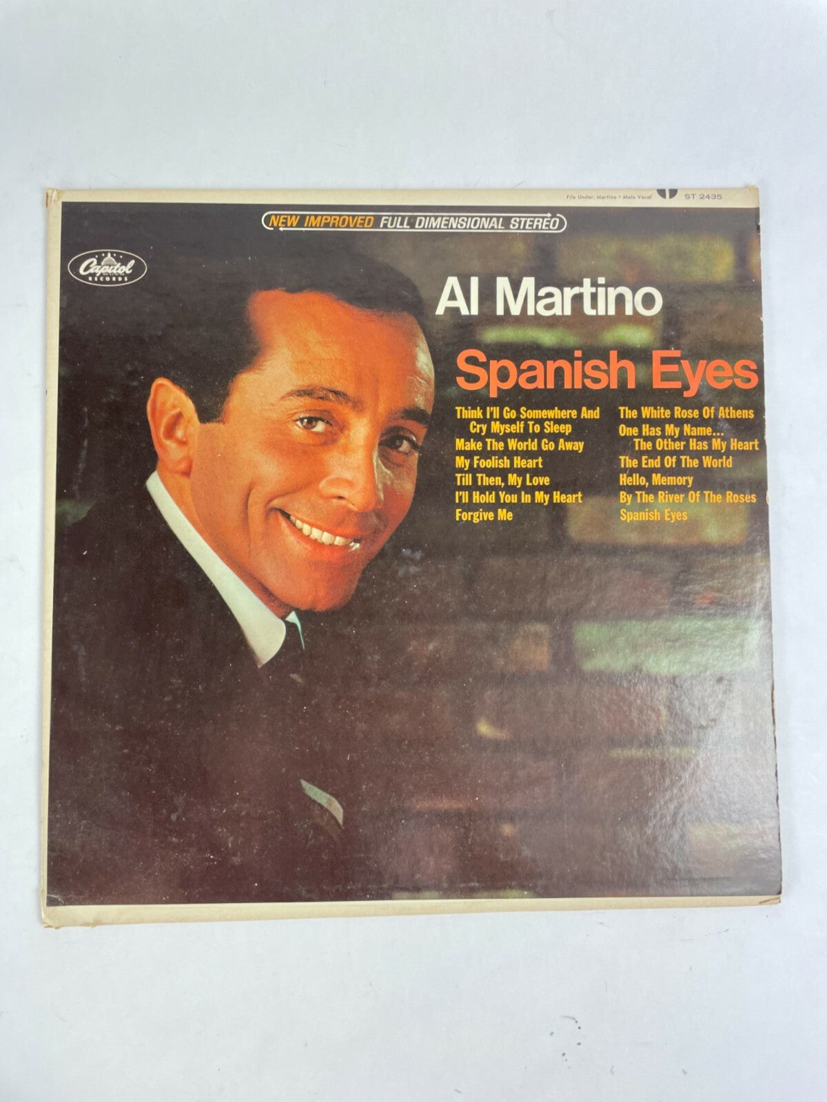 Al Martino Spanish Eyes Vinyl Record