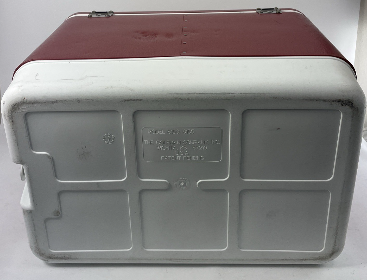 Rare Coleman Steel Belted Cooler USA - 54 QT Model 6150