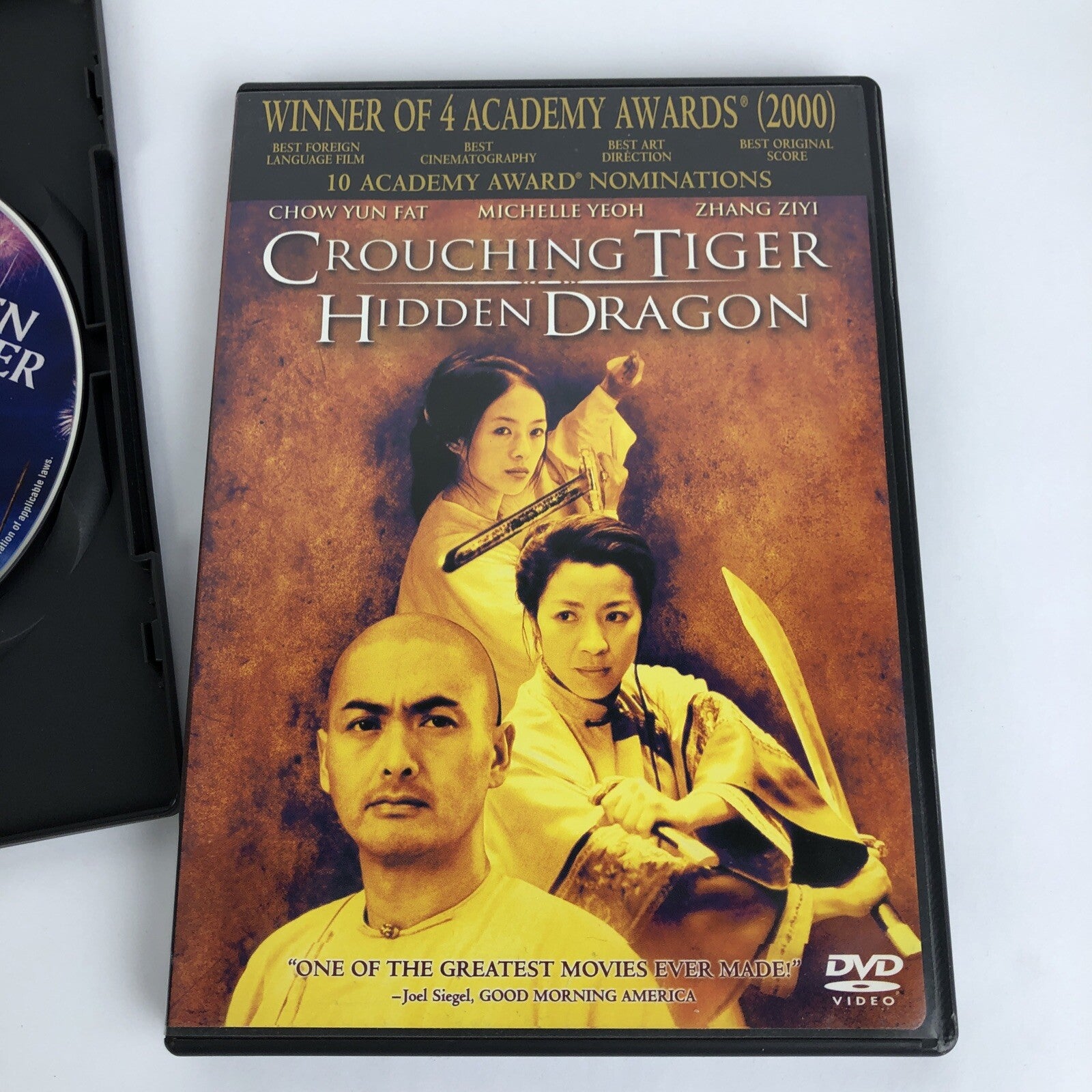 Curse of the Golden Flower + Crouching Tiger Hidden Dragon DVD Video Lot * VGC *