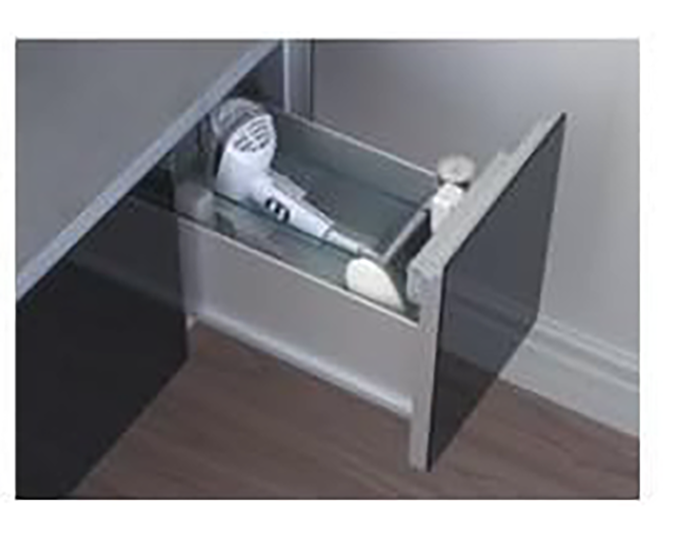 Robern VDHAIRORG Deep Vanity Hair Dryer Drawer Organizer