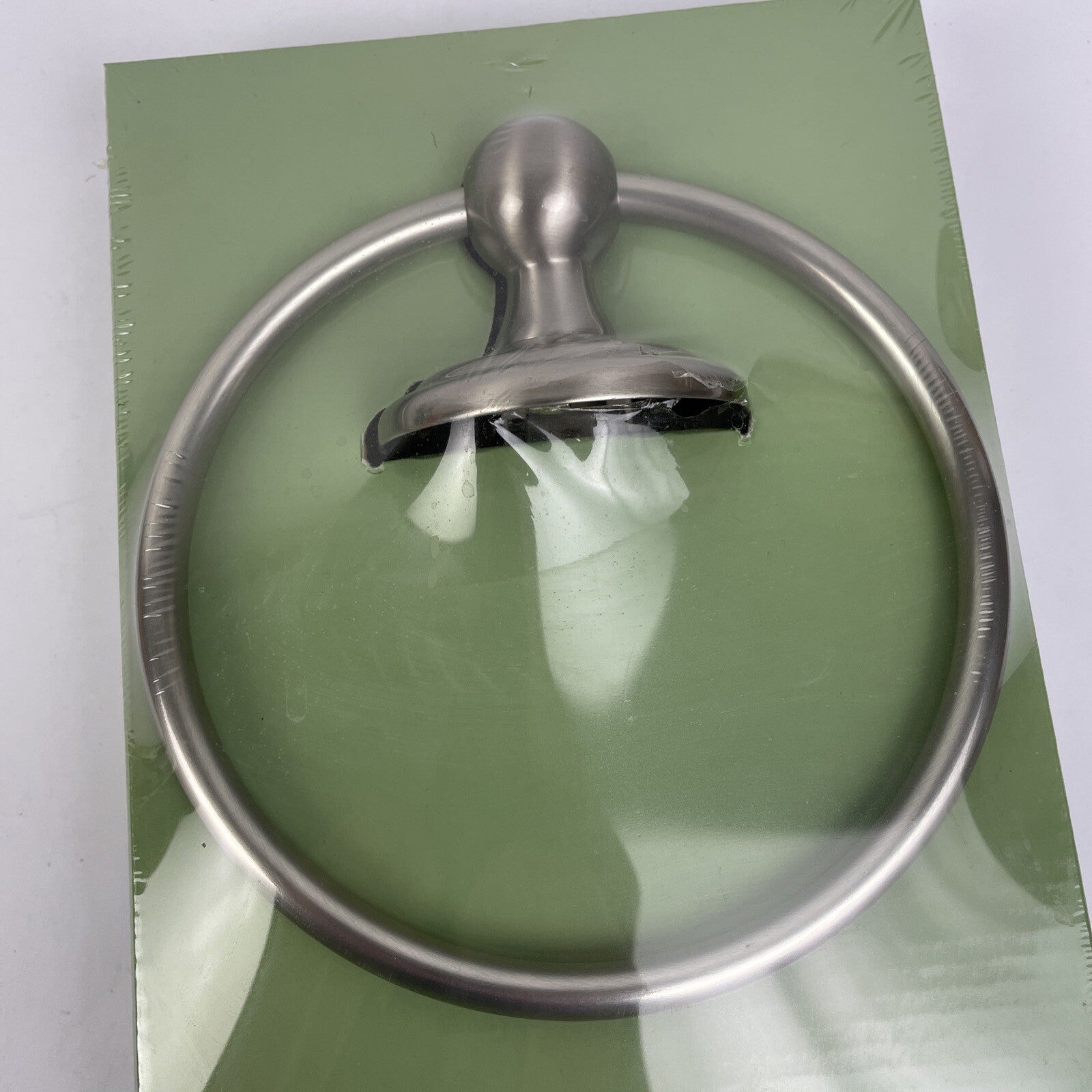 OEM Franklin Brass Hand Towel Holder Satin Nickel Towel Racks for Bathroom Wall