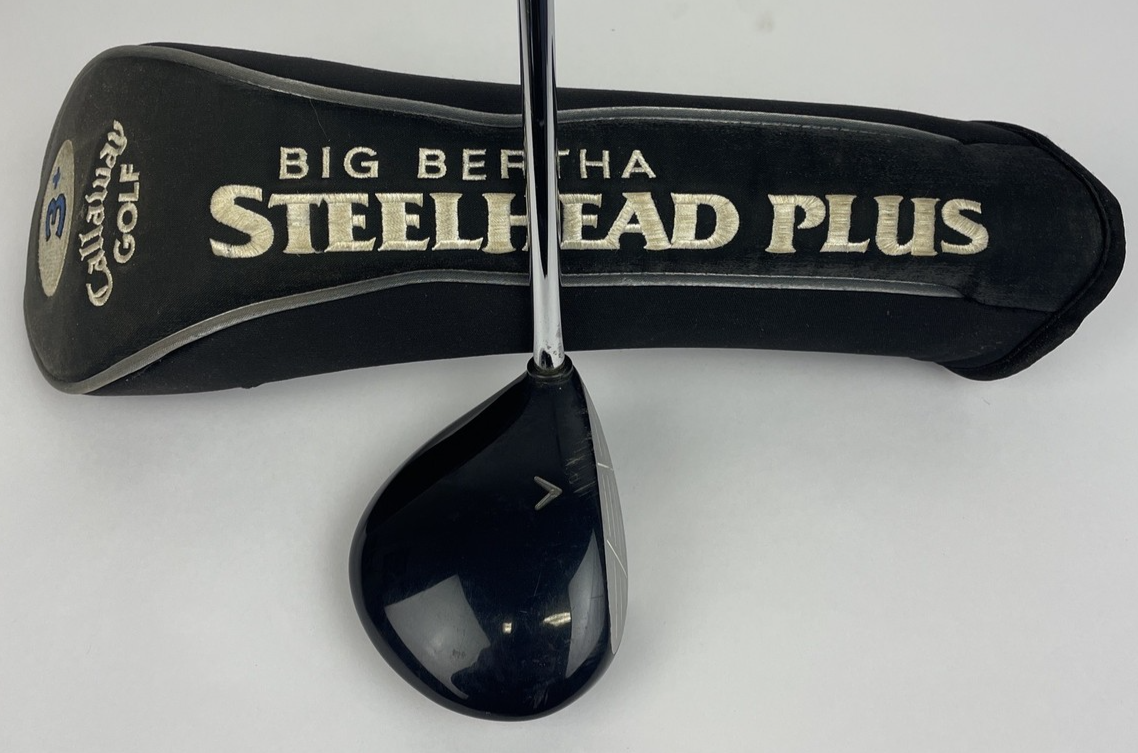Callaway Steelhead Plus 3 plus 3 wood right hand steel shaft fairway club