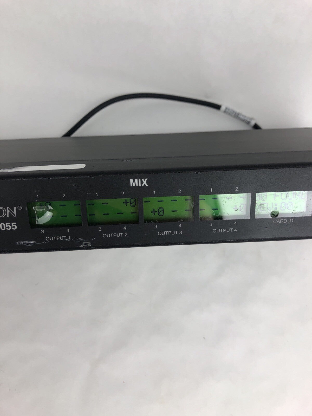 NVision NV9055 Audio Control Panel w/4 Green Audio Connectors * Fast Shipping
