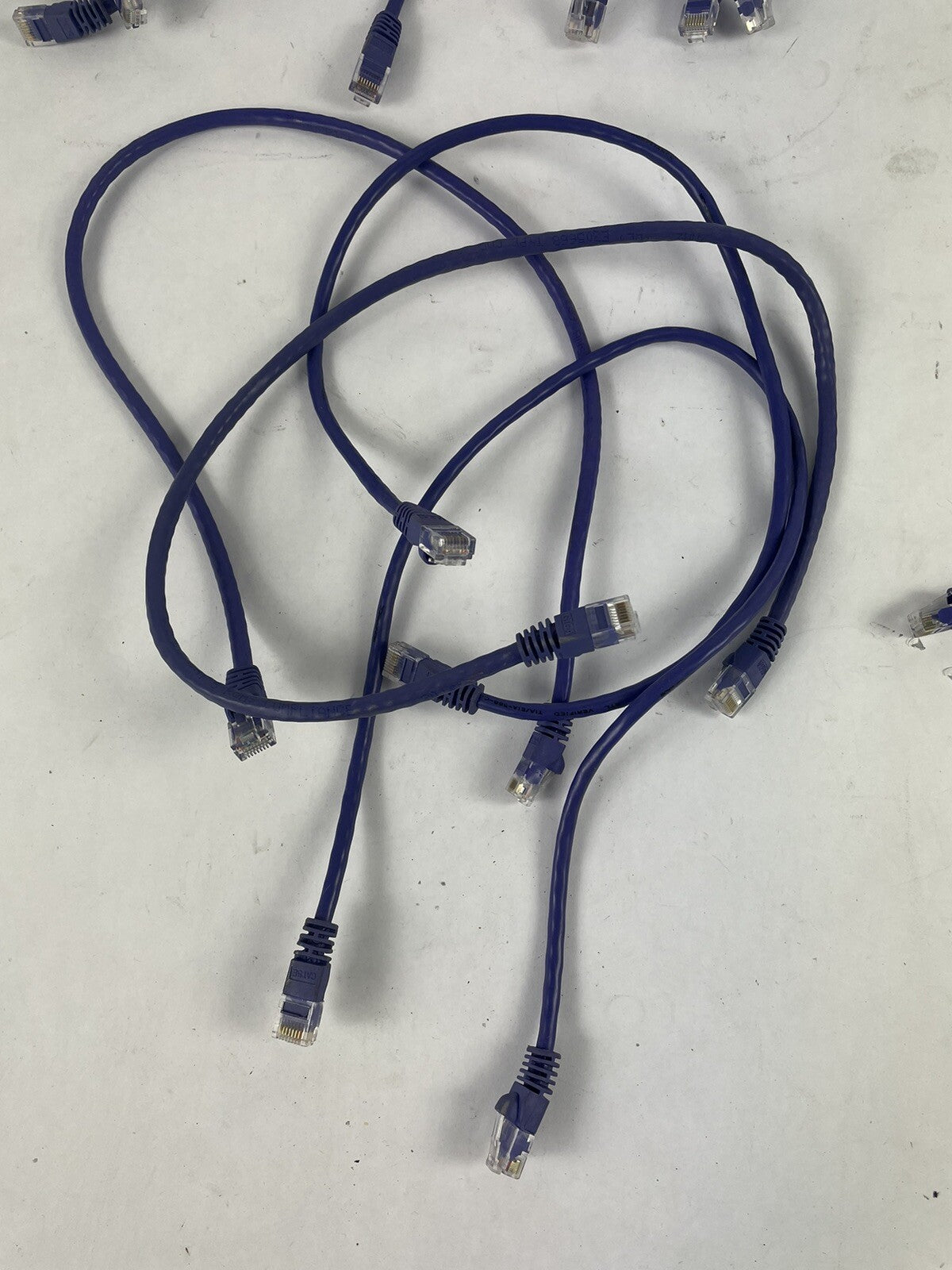 Lot of 19: 2 FT CAT5E CAT5 RJ45 ETHERNET CABLE LAN NETWORK PS3 XBOX